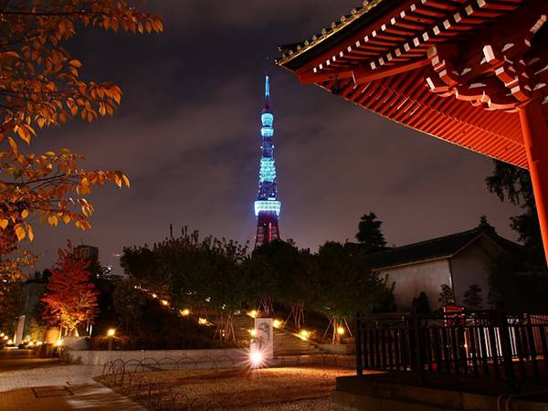 お寺と東京タワー