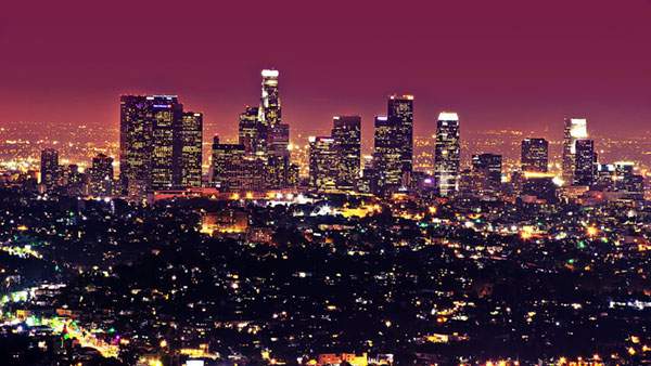 ロサンゼルスの夜景