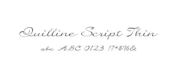 Quilline Script Thin