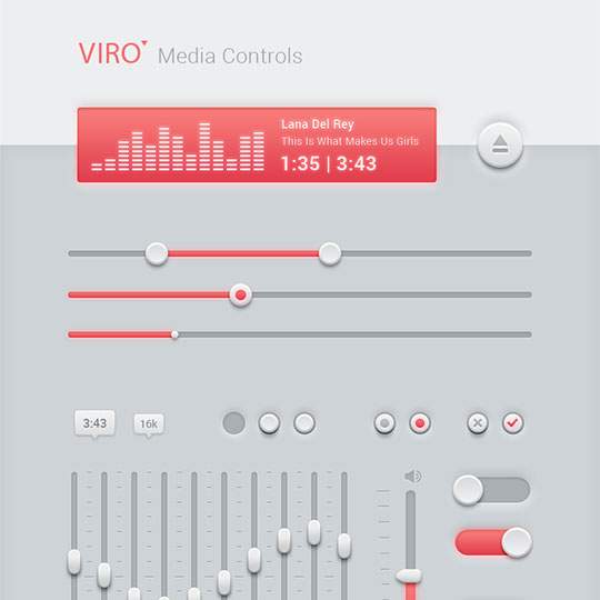 Viro Media Controls UI