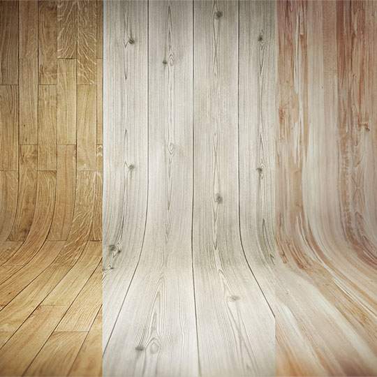 3 Curved Wooden Backdrops Vol.1