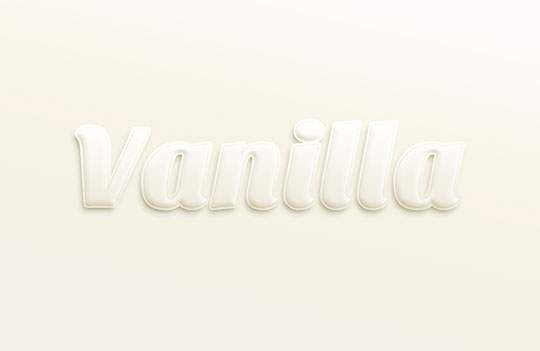 Vanilla Text Effect