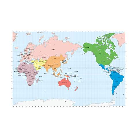 世界地図 ver.3 - 赤道入り