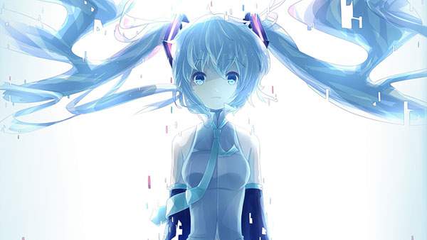 サイバー空間の初音ミク