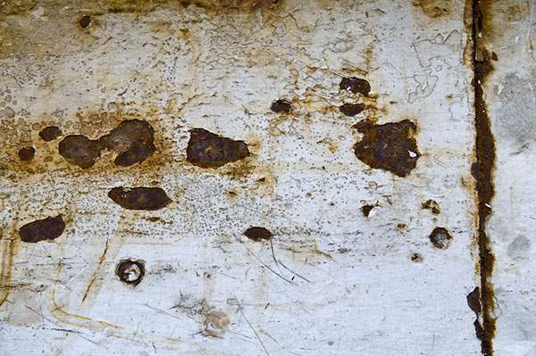 錆び付いて剥がれ落ちた金属の表面のテクスチャー画像 - 02