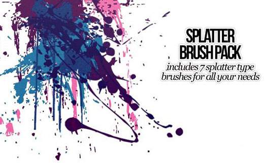Splatter Photoshop Brushes