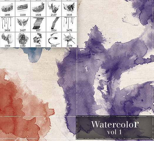 Watercolor Brushes Vol 1