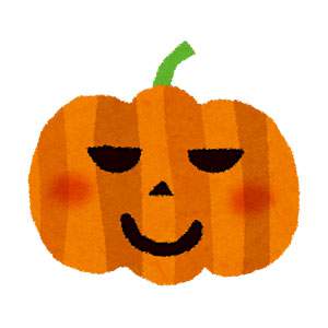 ハロウィンのイラスト「かぼちゃのランタン２」