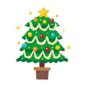 無料イラスト素材 クリスマスツリーの可愛い画像まとめ 星飾り オーナメント Switchbox