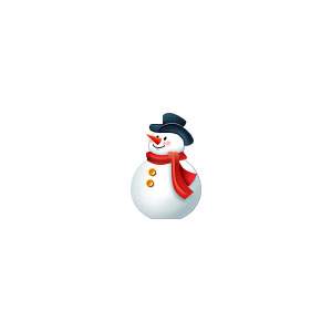 Snowman Icon 5