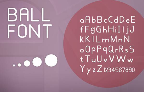 Ball Font