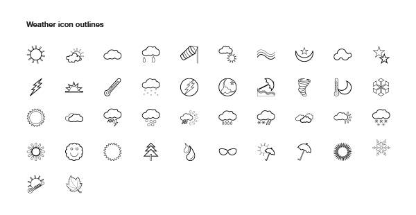 Free Weather Vector Icon Pack