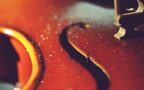 06.バイオリンを削りだす様子をアップで撮影した綺麗な写真壁紙画像