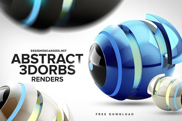 Free Abstract Orbs Render Pack