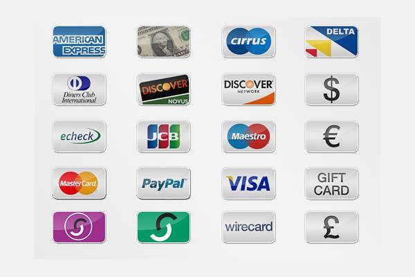 20 Free Payment Option Icons