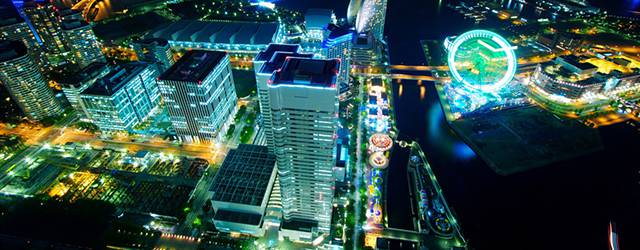 無料壁紙 横浜の夜景を撮影した綺麗な写真画像まとめ 大観覧車 ベイブリッジ Switchbox