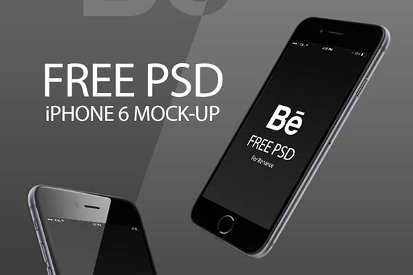 Free iPhone 6 and iPhone 5 plus PSD mock-ups...