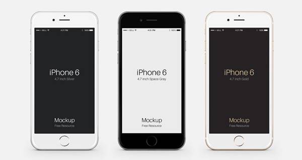 iPhone 6 Psd Vector Mockup