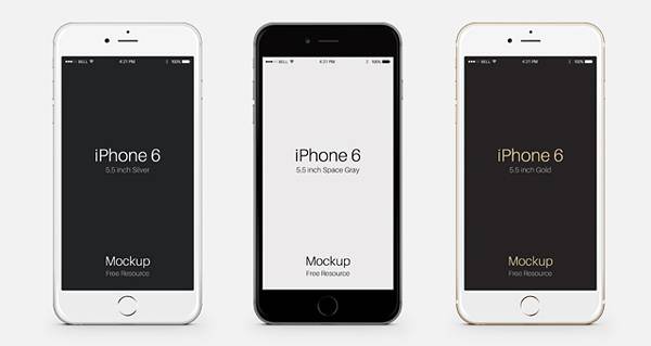 iPhone 6 Plus Psd Vector Mockup