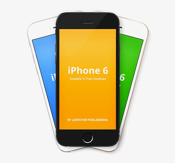 iPhone 6 Vector Mockups