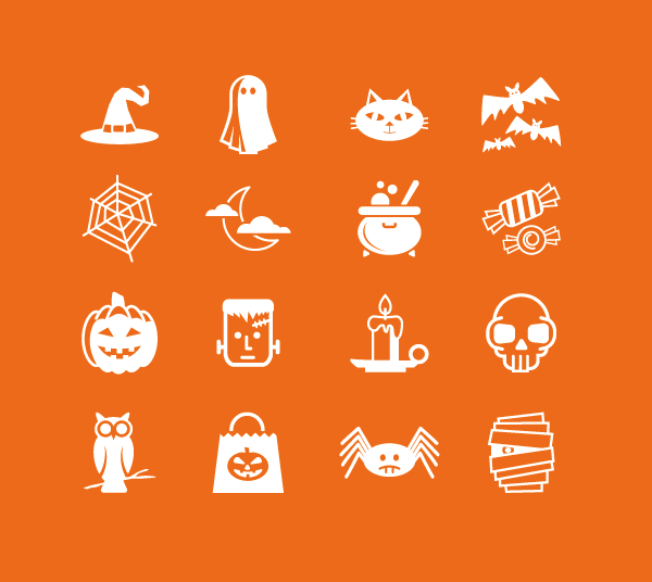 Free Vector Halloween Icon Pack
