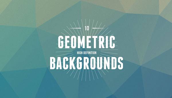 Awesome low-poly PSD backgrounds