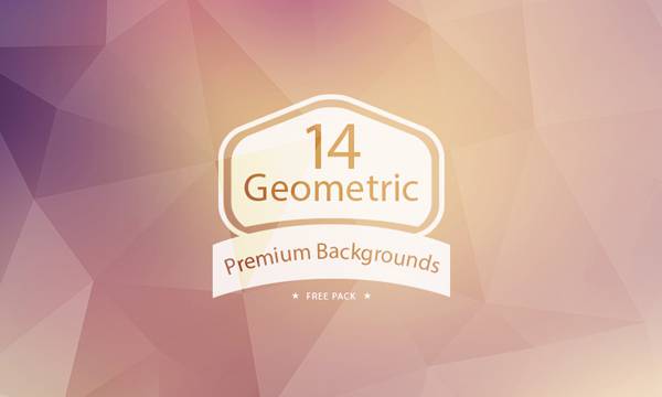 Free Download: 14 Geometric Backgrounds