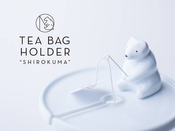シロクマくんが釣りをしながらティーバッグを支えてくれる「SHIROKUMA」 - 01