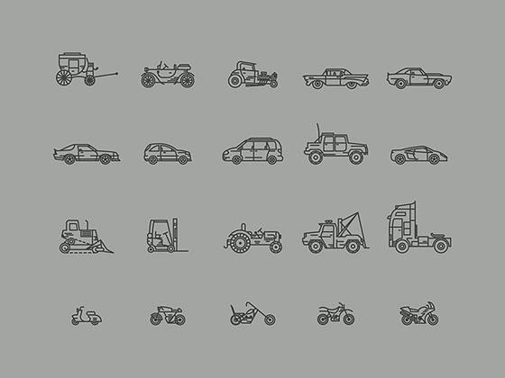 280 Vector Line Icons Pack