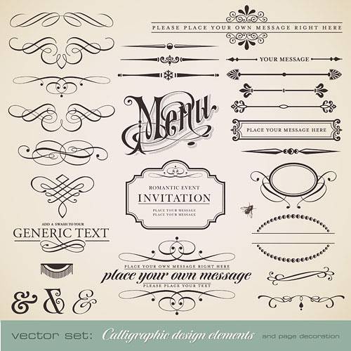 Lace Lines Vector Design 20+